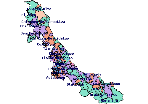 Mapa de veracruz con nombres de sus municipios - Imagui