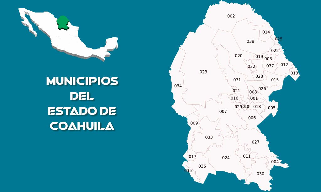 Municipios Estado de Coahuila