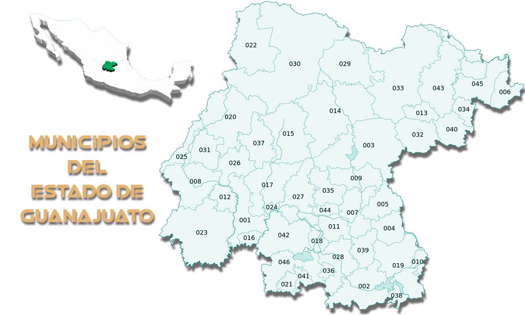 Municipios del estado de Guanajuato