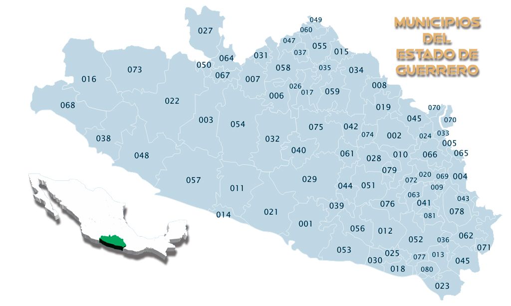 Municipios del Estado de Guerrero