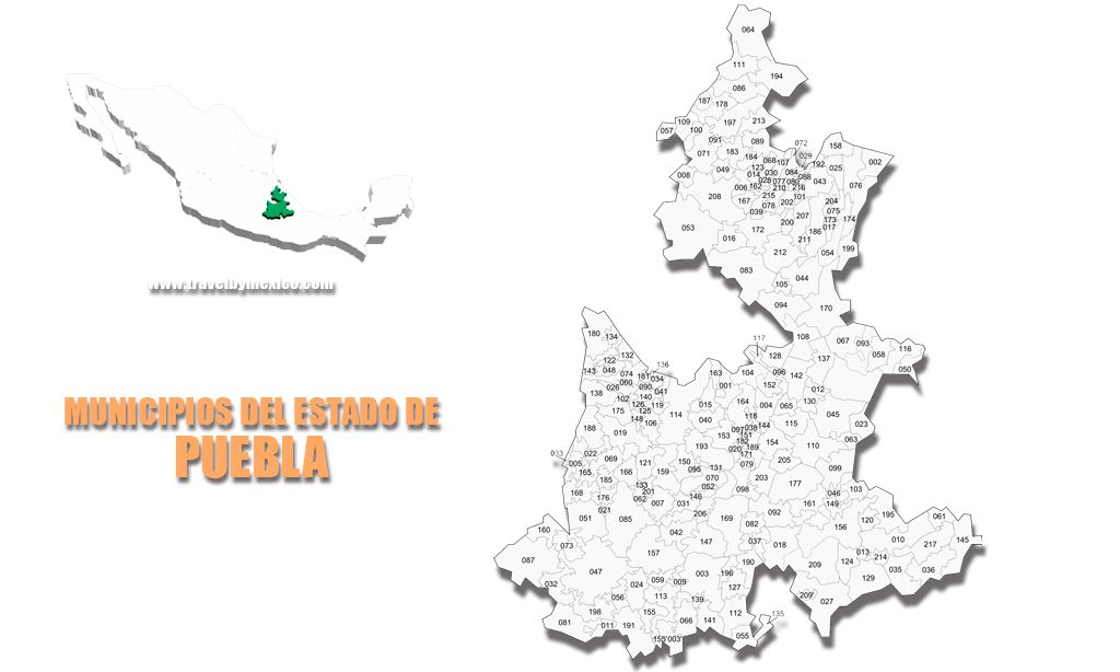 Municipios del Estado de Puebla