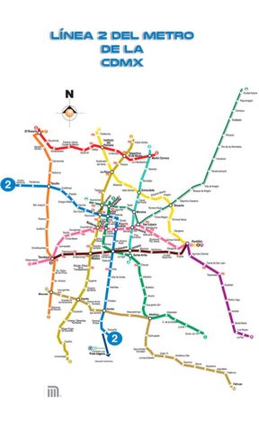 Línea Dos del Metro de la CDMX: breve historia.