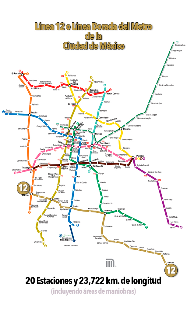 Línea 12 del Metro de la Ciudad de México - Mexico Real
