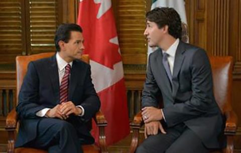 Firman eliminación de Visa entre México y Canadá