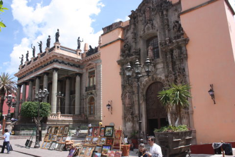 Teatro Juárez en la ciudad de Guanajuato