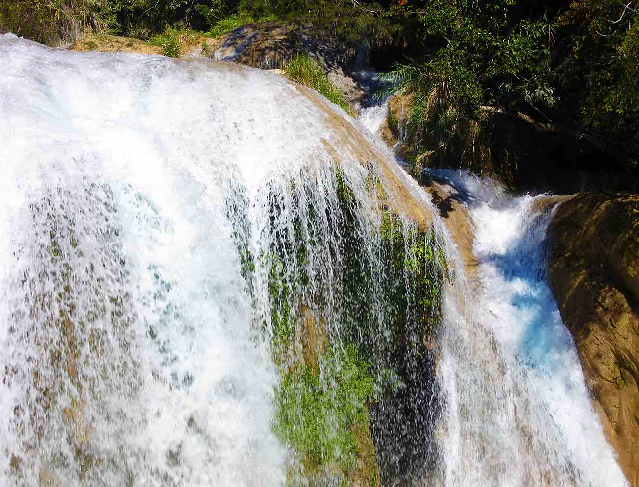 Cascada El Chiflón en Chiapas