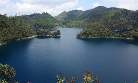 Lagunas de Montebello en Chiapas.