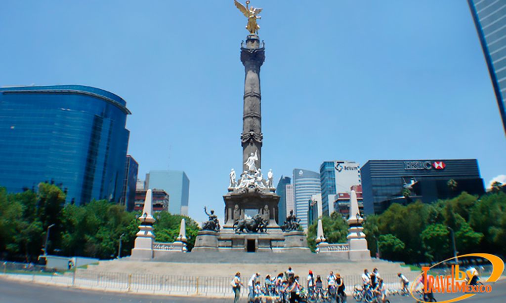 Ángel de la Independencia en Paseo de la Reforma
