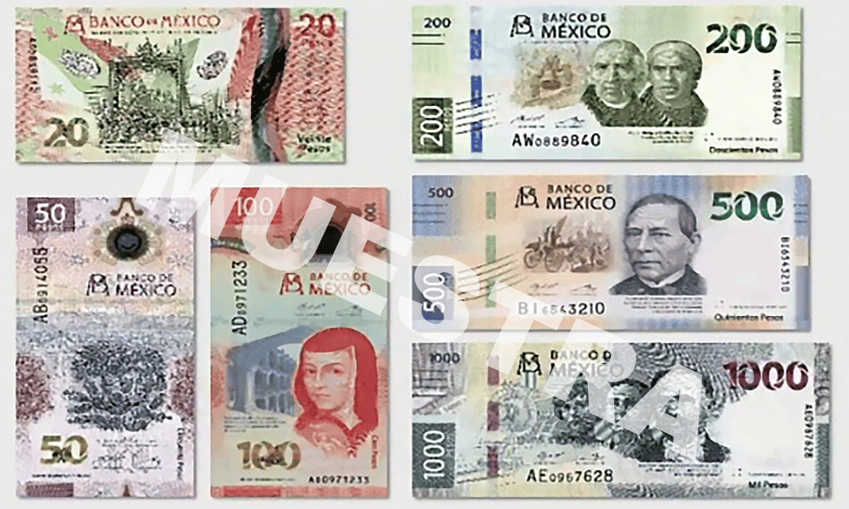 Nueva familia de billetes mexicanos